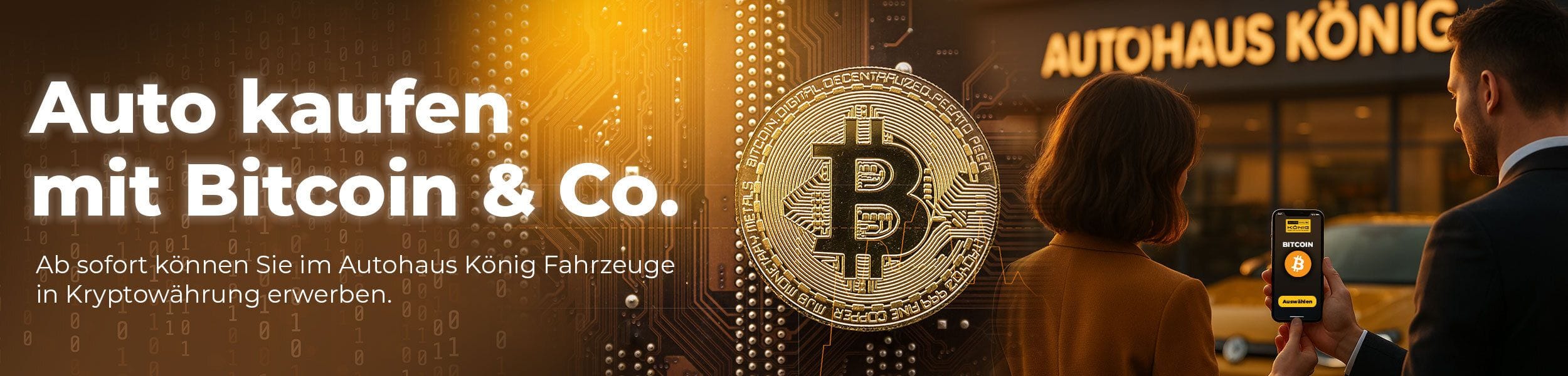 Jetzt neu bei Autohaus König: Bezahlung mit Kryptowährung! (desktop)