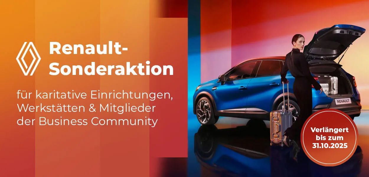 Attraktive Angebote für karitative Einrichtungen, Werkstätten und Business Community
