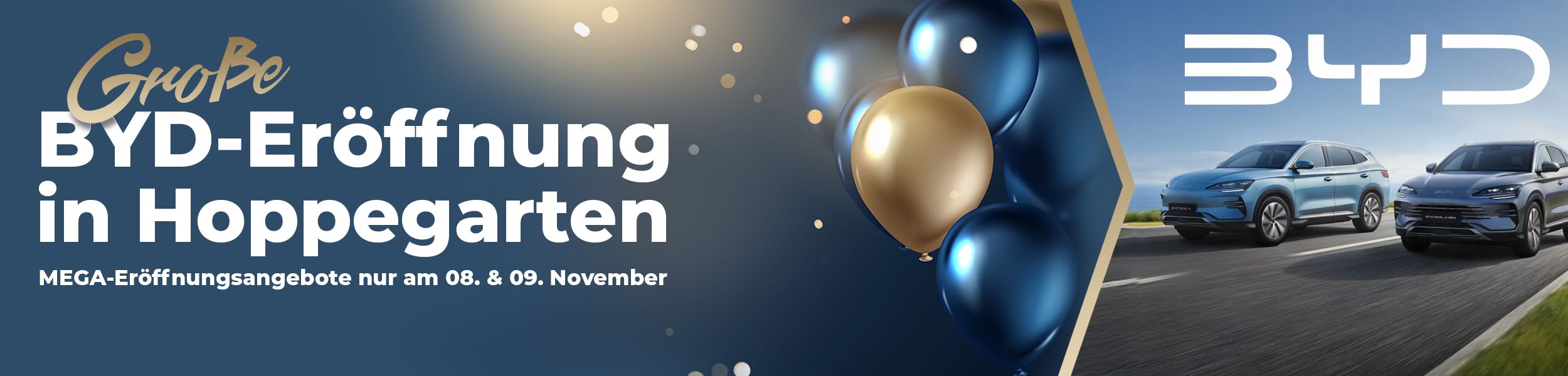 BYD jetzt auch in Hoppegarten – feiern Sie mit uns am 8. und 9.11.!