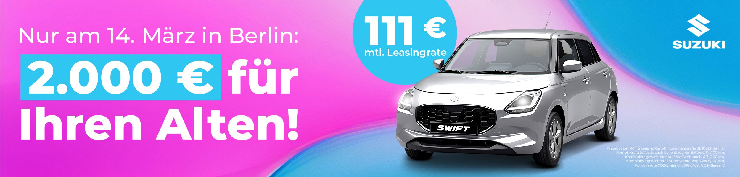 2.000 € für Ihren Alten beim Langen Samstag in Tempelhof