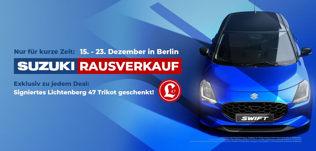 Weihnachts-Rausverkauf: Ihr neuer Suzuki wartet auf Sie!