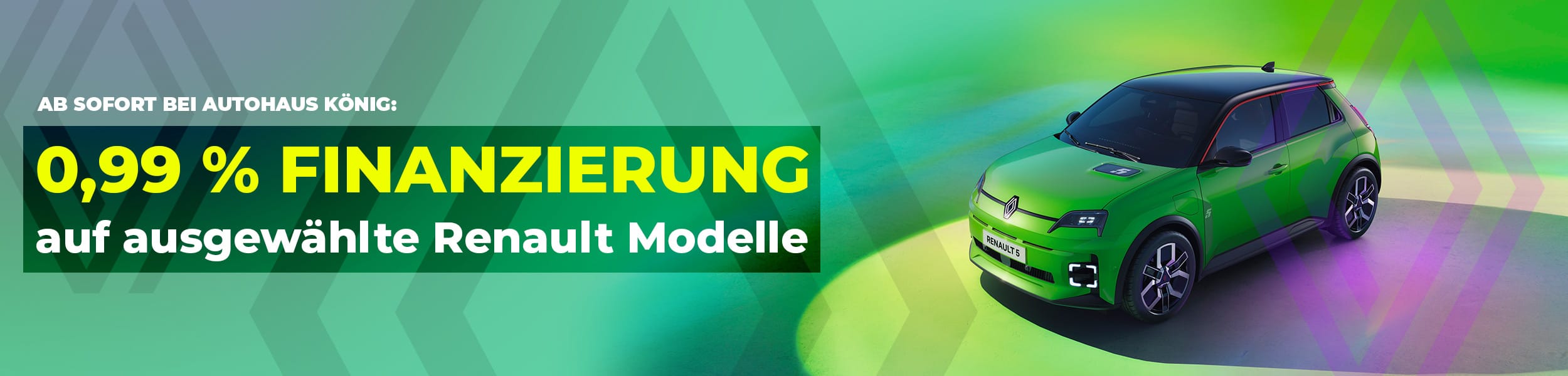 0,99 % Finanzierung auf ausgewählte Renault Modelle