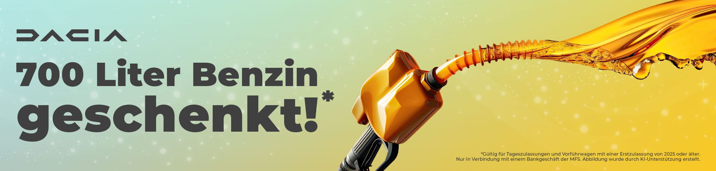 700 Liter Benzin geschenkt